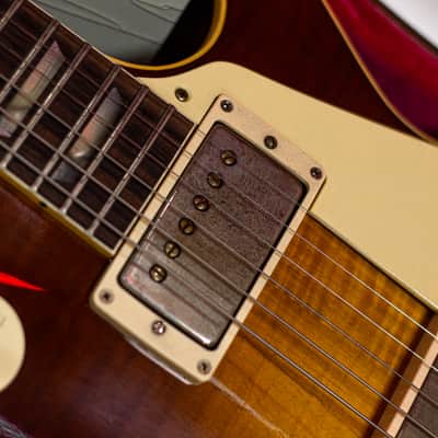 Gibson CS Murphy Lab 1959 Les Paul Standard Reissue Light Aged 2025 - Royal Tea Burst image 4