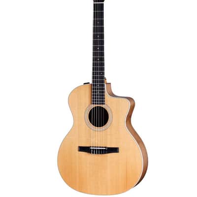 Taylor 214ce-N Grand Auditorium Spruce/Walnut Acoustic-Electric Guitar - Natural image 2