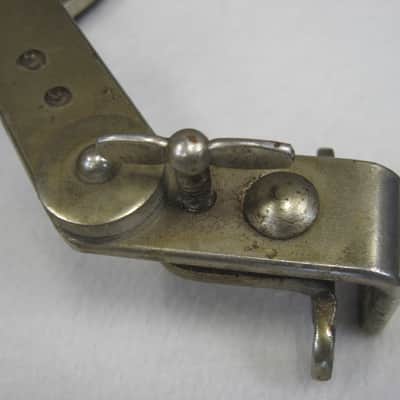 Leedy Bass Drum Hoop mounted Paddle Muffler (Lot4143U-5143) 40's/50's - Nickel Plated image 10