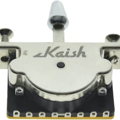 Heavy Duty 5 Way Guitar Pickup Lever Switch Guitar Pickup Selector Switch for Strat Tele with Plastic Chrome Tip image 2