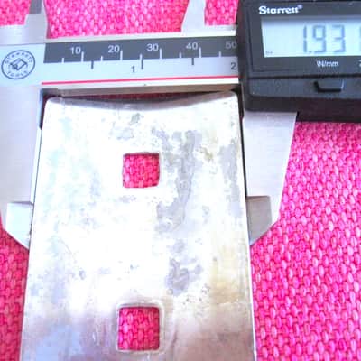 LP Conga Lug Side Plate Backing Plate - Vintage NOS image 5
