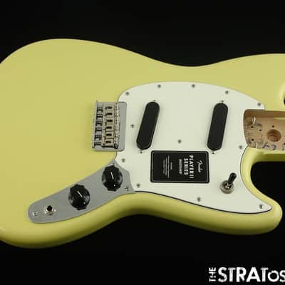 Fender Player II Mustang Series LOADED BODY Alder Offset Shape Hialeah Yellow image 1