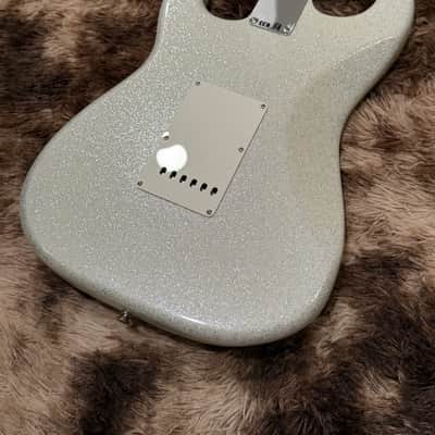 2023 Fender Custom Shop ‘65 NOS Stratocaster Loaded Body - Olympic White Sparkle image 6