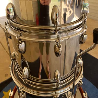 Yamaha Vintage 9000DA 4pc Chrome Over Wood Drum Set image 14
