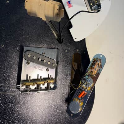 5.88 lbs Fender Brad Paisley Road Worn SH Telecaster w/ Seymour Duncan Jazz SH-2n Humbucker 2025 Black Sparkle image 10