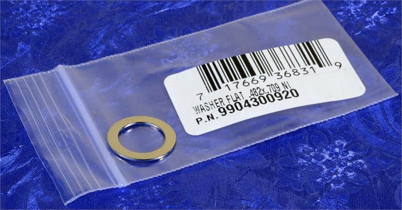 Fender Flat Nickel Washer .482" x .709"For Blues Deluxe Switches Etc., 9904300920 image 1
