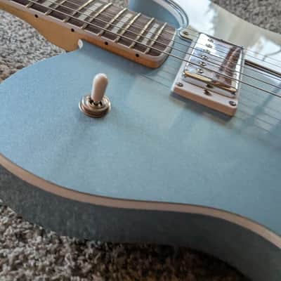 Squier Paranormal Troublemaker Telecaster Deluxe 2024 - Present - Ice Blue Metallic image 7