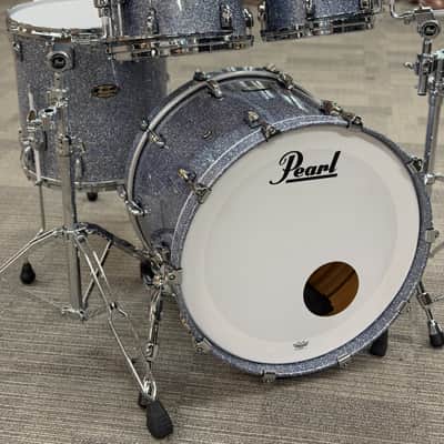 PEARL 4PC MASTERS MAPLE/GUM 22-10-12-16 SHELL PACK CRYSTAL RAIN - FLOOR MODEL image 11