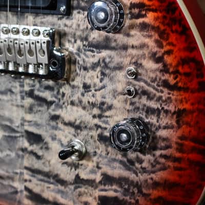 NEW! PRS SE Custom 24-08 Quilt Charcoal Cherry Burst image 8