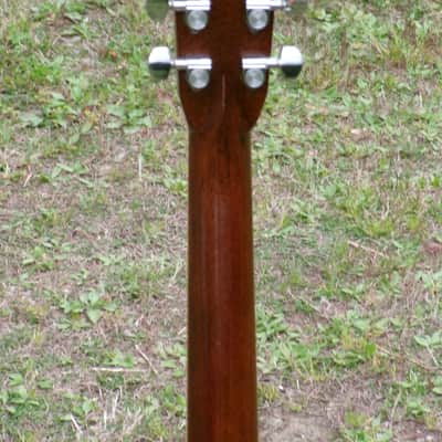 1975 Yairi YW-600 Dreadnought Guitar New Jacaranda Natural+Vintage Flight Case image 11