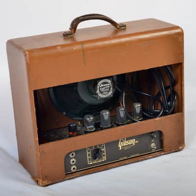 Gibson BR-6F 3-Input 10-Watt 1x10" Guitar Combo 1953 - Brown image 7