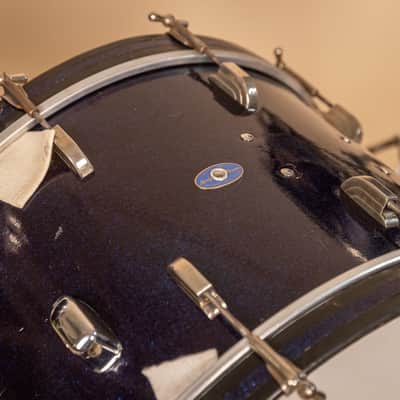 1965 Leedy Shelly Manne Sparkling Blue Pearl Drum Set image 12