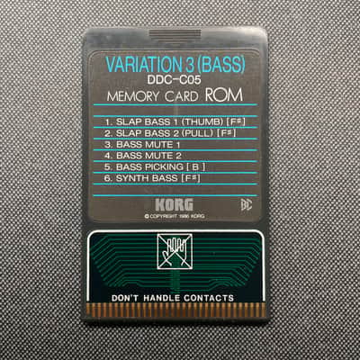 Kawai DC8 DC16 DC32 Memory Card (K1 K4 K5 XD5 GB2 GB4) Ensoniq
