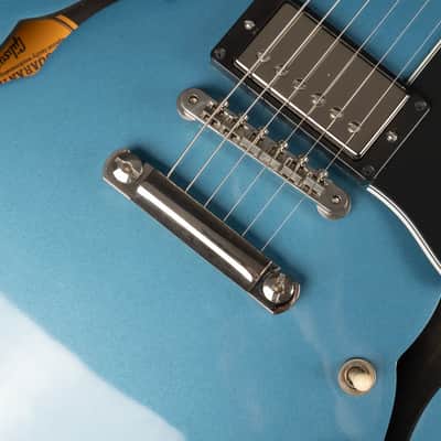 2017 Gibson Memphis Custom ES-335 Block - Pelham Blue | USA Limited Edition Semi-Hollow Burstbucker Humbucker Pickups | CoA OHSC image 21