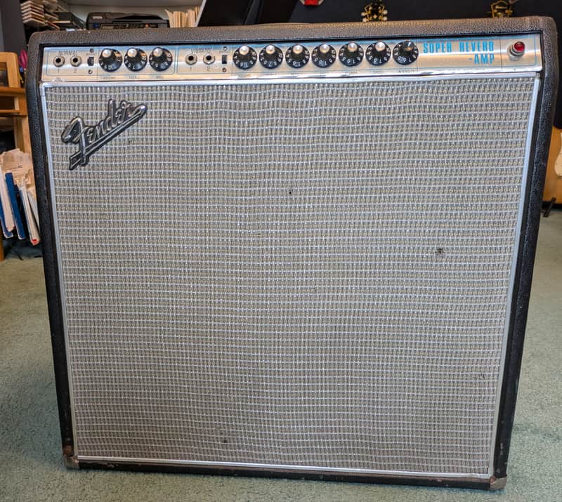 Fender Super Reverb "Drip Edge" 4x10" Guitar Amp 1968 image 1