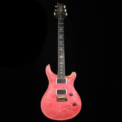 2024 PRS Wood Library Custom 24 Quilt Electric Guitar - Bonnie Pink image 3