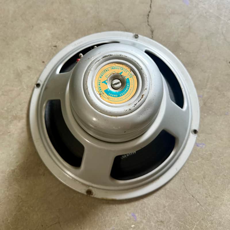 Celestion VOX Silver Bell alnico speaker 1960’s - Bulldog original vintage uk Marshall 8 ohm 12” image 1