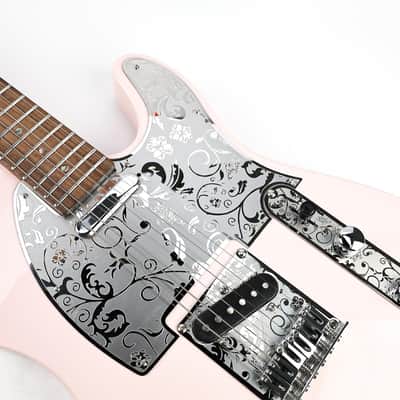 Stainless Steel Pickguard Scratch Plate 8 Holes SS Single-Coil Pickups Metal Engraving Electric Guitar Pickguard Compatible with USA/Mexican Telecaster Tele Modern Style Guitar Parts(Chrome) image 4