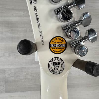 ESP LTD Eclipse '87 NT Electric Guitar - Pearl White image 9
