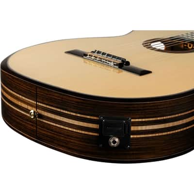 Ortega GRANDSUITE-CE Solid Spruce Top Okoume Slim Neck Nylon 6-String Acoustic-Electric Guitar w/Gig Bag image 17