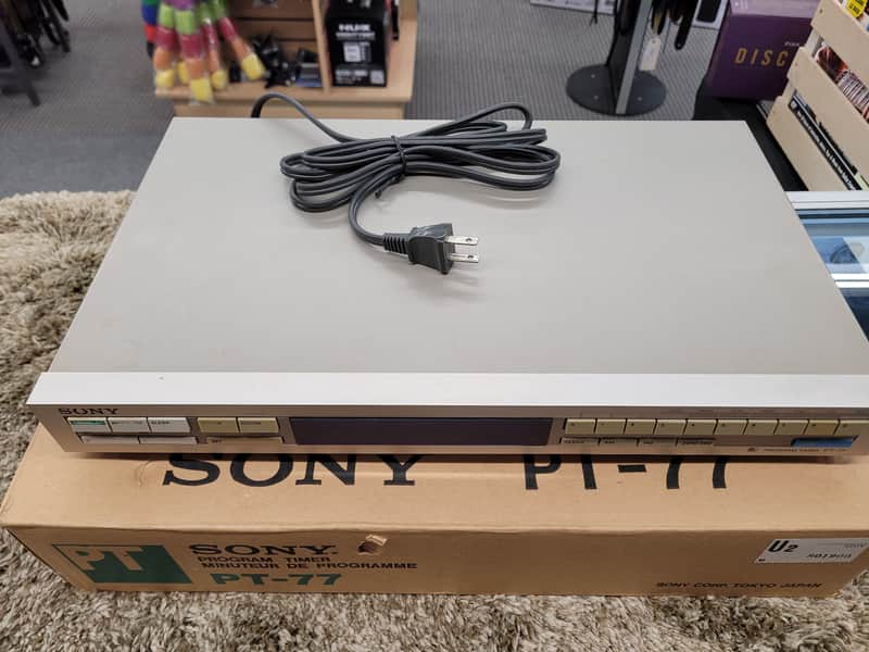 その他 SONY PROGRAM TIMER PT-77 Sony PT-77 Program Timer Silver | Reverb