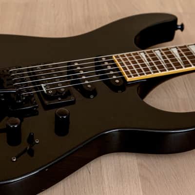 1990s Grover Jackson Soloist Standard SSH Neck Through Guitar Metallic Black, Japan image 6