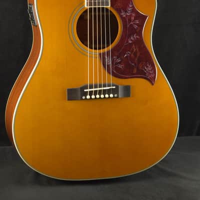 Epiphone Hummingbird Standard EC Electric Cutaway Natural w/ Premium Gig Bag image 1