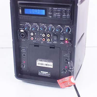 Califone PA419 iPod Wireless Portable PA System CD / Radio Mic input NEW BATTERY image 3