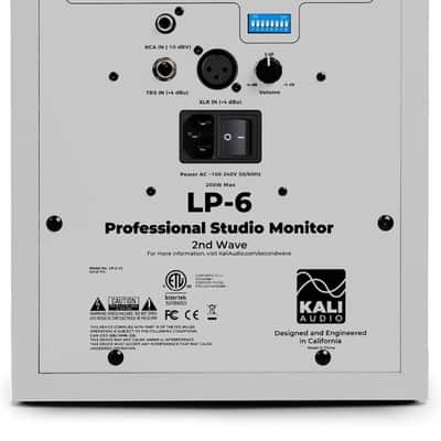 Kali Audio LP-6 V2 Active Studio Monitor (Single) 2021 - Present - White image 3