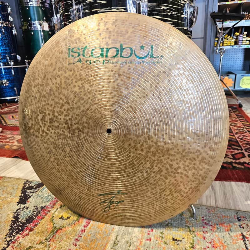 Istanbul Agop 22" Signature Flat Ride Cymbal 2117g image 1