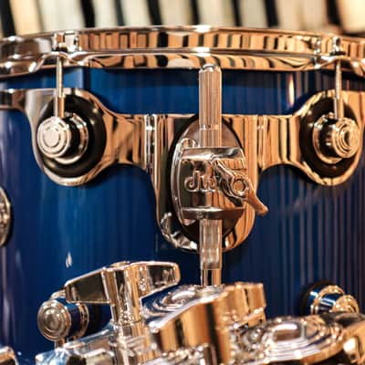 DW Performance Sapphire Blue Drum Set - 14x22,9x13,14x14,16x16 image 6