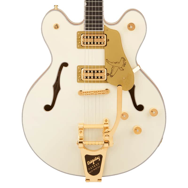 Used Gretsch Falcon Center Block LTD DC w/String-Thru Bigsby - Vintage White image 1