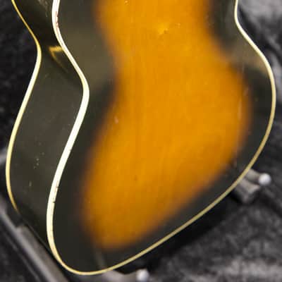 Vintage Fender Uni-Bar Reinforced Neck Acoustic | Made in USA | c.1959–1962 | Fresh Professional Setup image 12