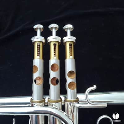 90`s Schilke E3L Eb / D key Chicago case trumpet mouthpiece gamonbrass image 22