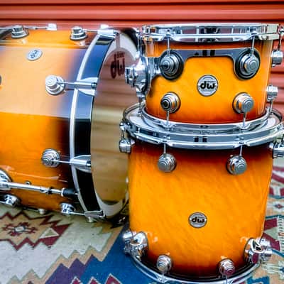 dw collectors tobacco burst Design Series 16x18 Floor Tom Add to that a selection of DWs most popular F.A.S.T DW Collector's Maple Amber to