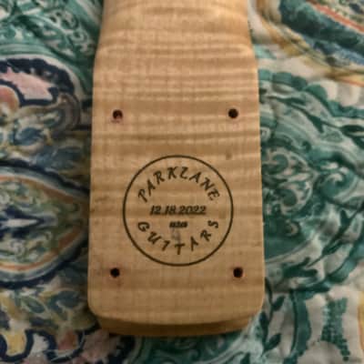 Parklane Guitars Killer Quarter sawn Superior Flame Maple Neck image 3