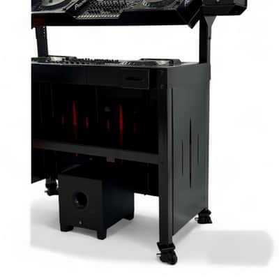 Apache Workbench DJ Booth W/ Speaker Kit and CDJ Rack image 24