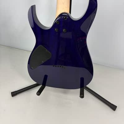 Ibanez RG421QMCBB Cerulean Blue Burst (Mint) - Cerulean Blue Burst image 4