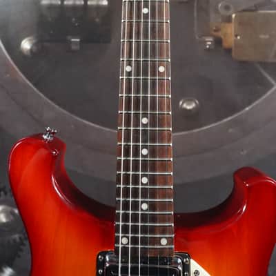 IYV IVRK-20 Semi-Hollow Electric Guitar Cherry Sunburst w/ Upgraded Bone Nut image 4