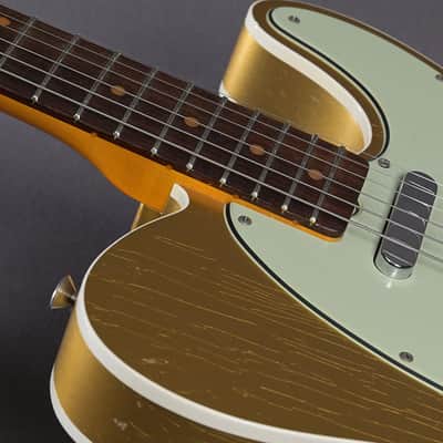 Fender Custom Shop Telecaster 1960 Custom JRN/CC Aztec Gold image 4