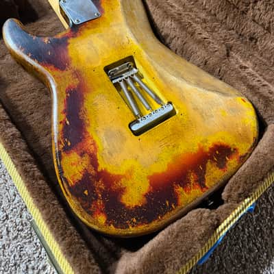 Nacho 2024 Early 60s Strat “Rory” - Aged Sunburst image 14