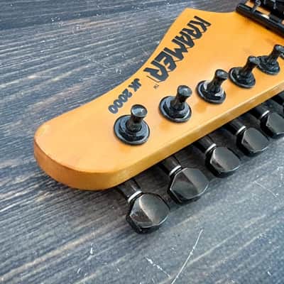 80s KRAMER JK2000 Pacer Head Neck Natural Head Maple Fingerboard image 12