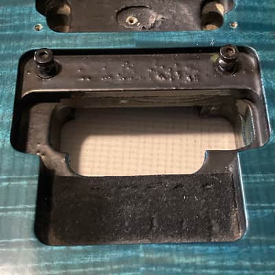 2000's Made in Japan Jackson DK2 Dinky Blue Flame Guitar Body Floyd Ready image 6