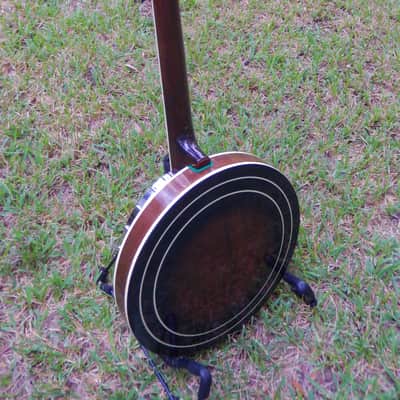 Vintage Iida Model 235 'Masterclone' 5-string Banjo with Case image 12