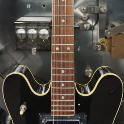 Hofner Red Rose Semi-Hollow Electric - Black Germany image 3