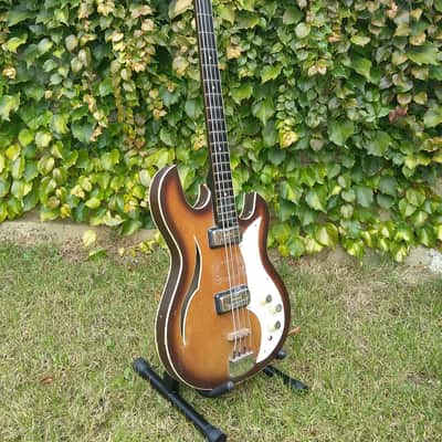 Orfeus Thinline Bass 1970 Sunburst image 9