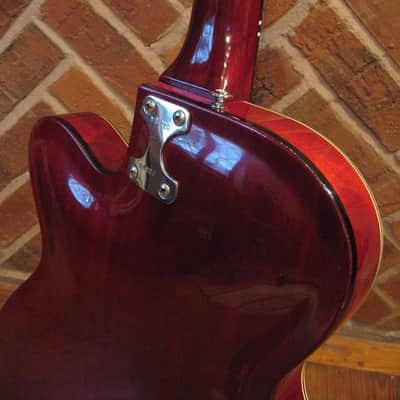 Vintage Italian Contessa HG-130 F Hole Archtop Semi acoustic Hollow Body Jazz Guitar image 17