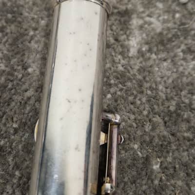 Osborne Engraved Silver Standard Nickel Flute - Elegant Design - Good w/ Hard Case image 13