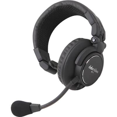 Datavideo HP-1 Single-Ear Headset with Microphone for ITC Intercom Systems image 1