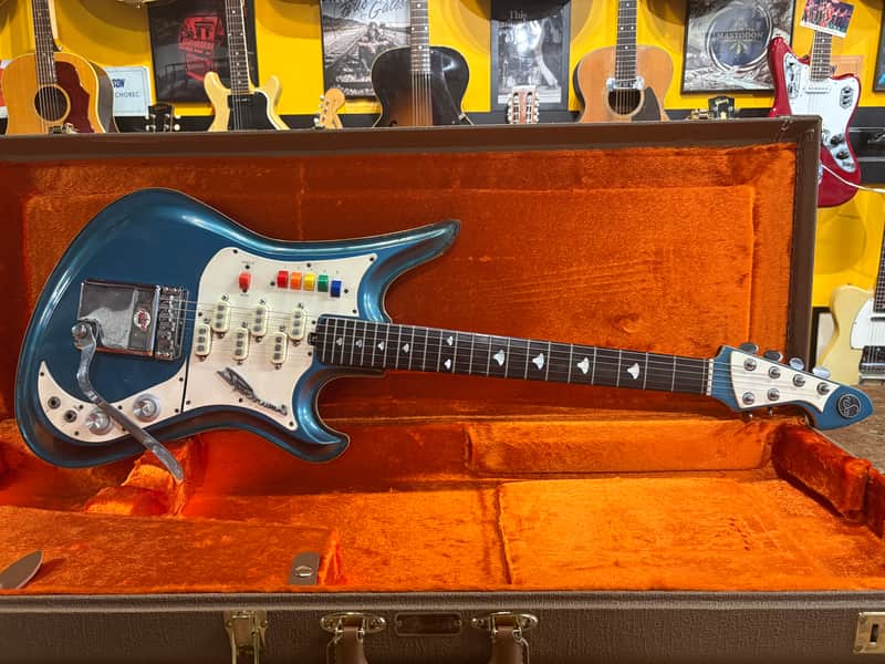 Teisco Spectrum 5 1960's - Metallic Blue image 1